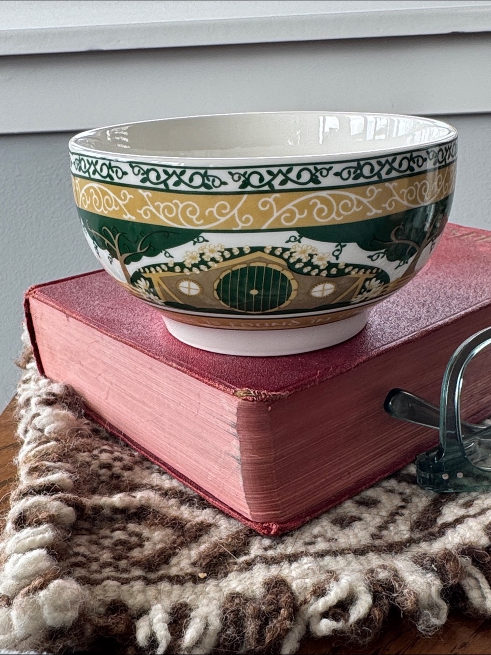 Owl Crate Exclusive Lord of The Rings - The Shire Bowl by Janine Lecour